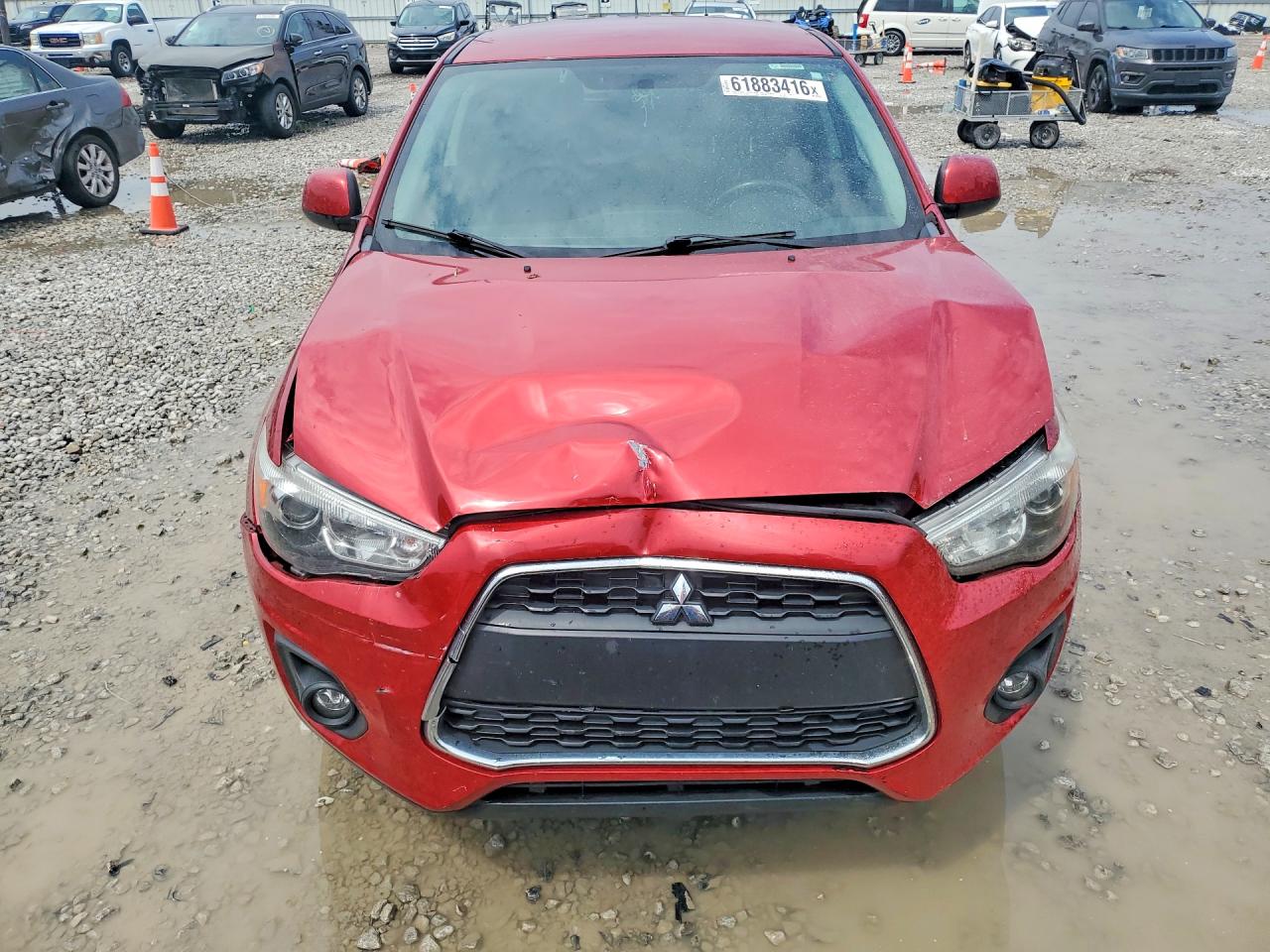 2015 Mitsubishi Outlander Sport Es Red vin: 4A4AP3AU1FE060375