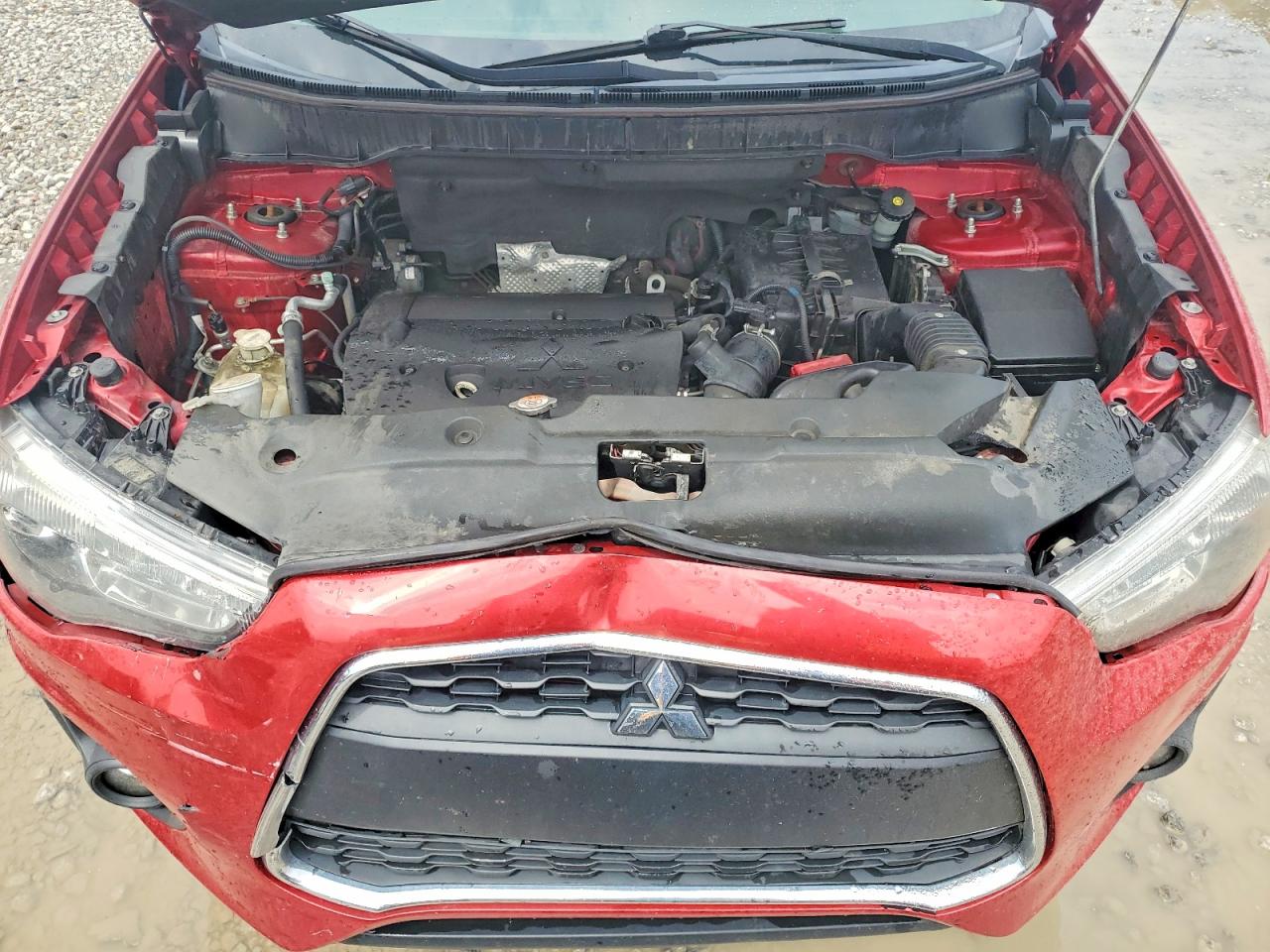 2015 Mitsubishi Outlander Sport Es Red vin: 4A4AP3AU1FE060375