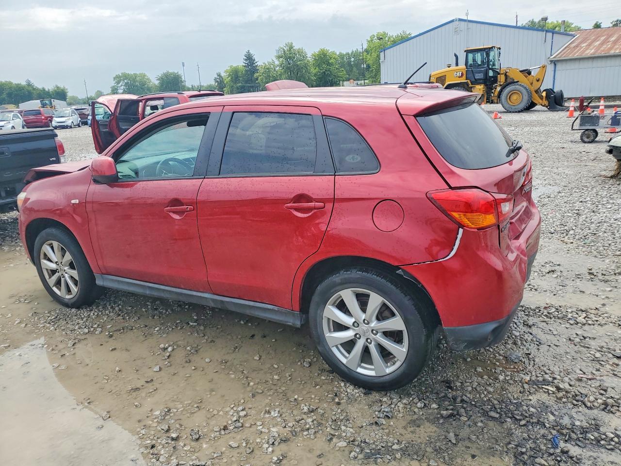 2015 Mitsubishi Outlander Sport Es Red vin: 4A4AP3AU1FE060375