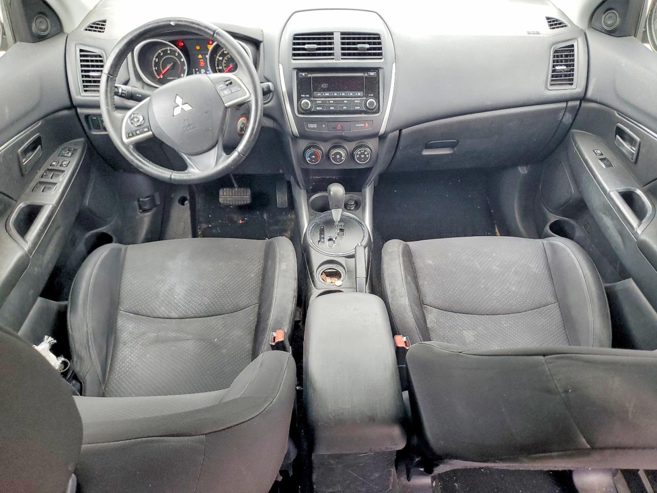 2014 Mitsubishi Outlander Sport Es Silver vin: 4A4AP3AU2EE008428