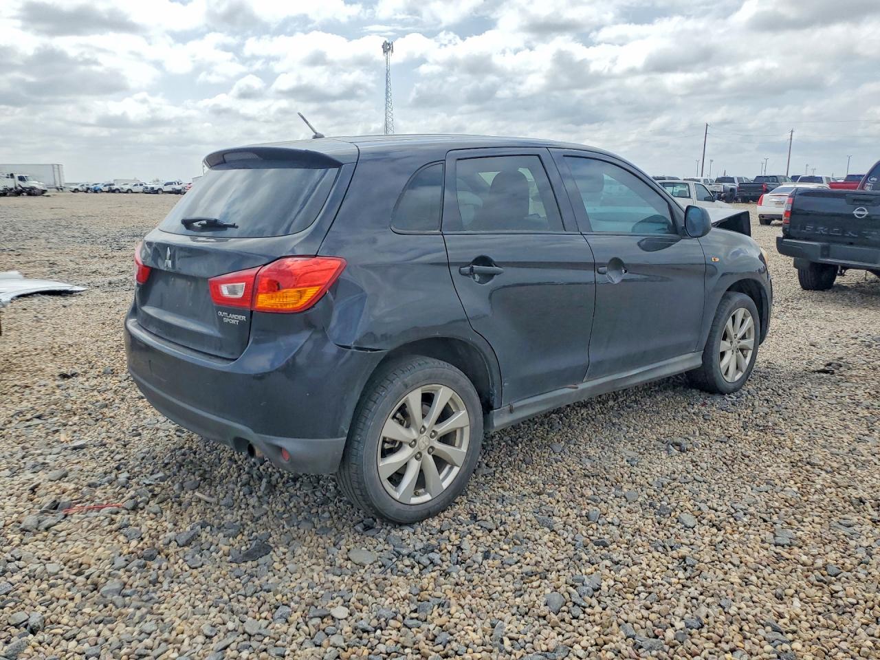 2014 Mitsubishi Outlander Sport Es Black vin: 4A4AP3AU2EE011412