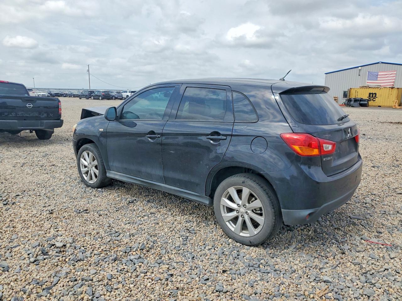 2014 Mitsubishi Outlander Sport Es Black vin: 4A4AP3AU2EE011412