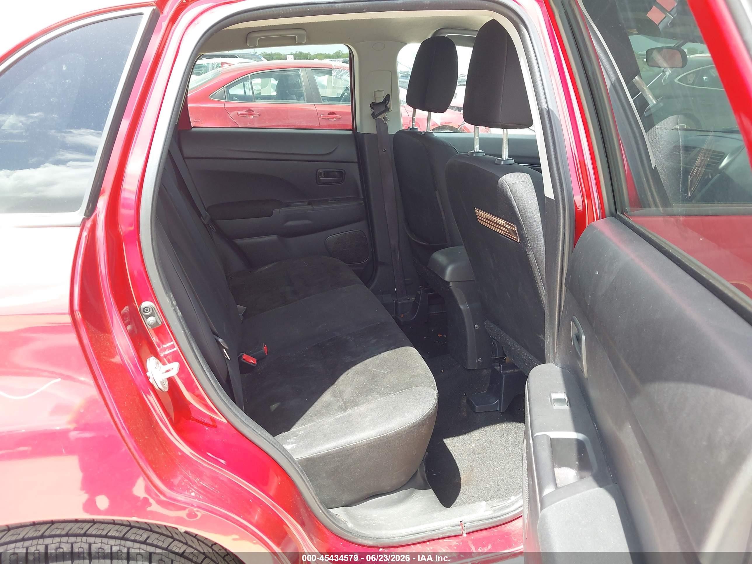 2014 Mitsubishi Outlander Sport Es Red vin: 4A4AP3AU2EE016352