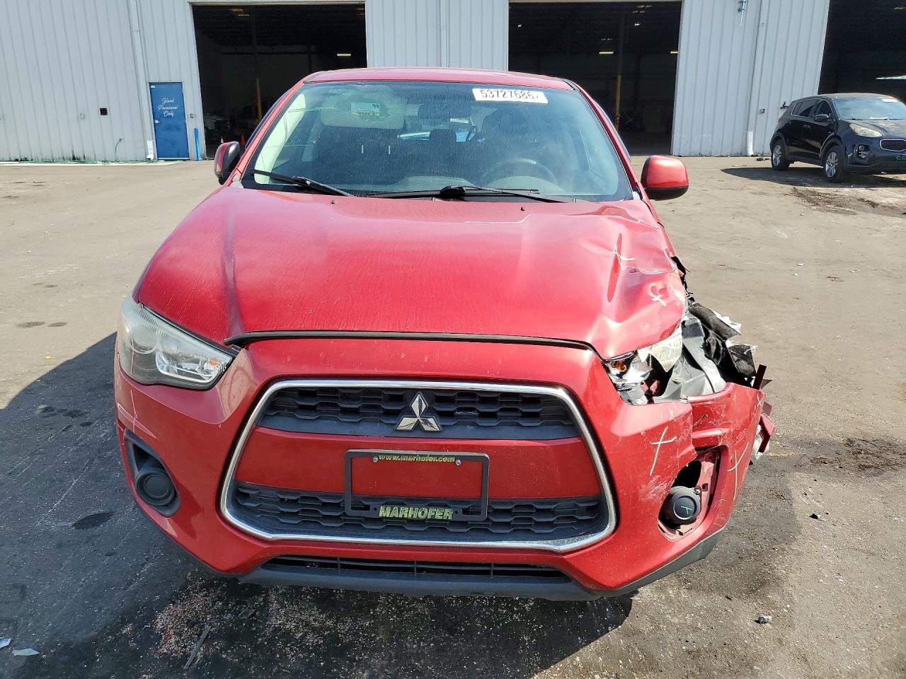 2015 Mitsubishi Outlander Sport Es Red vin: 4A4AP3AU2FE006826