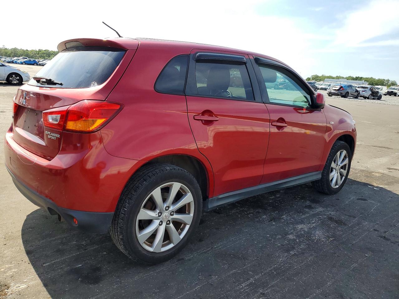 2015 Mitsubishi Outlander Sport Es Red vin: 4A4AP3AU2FE006826