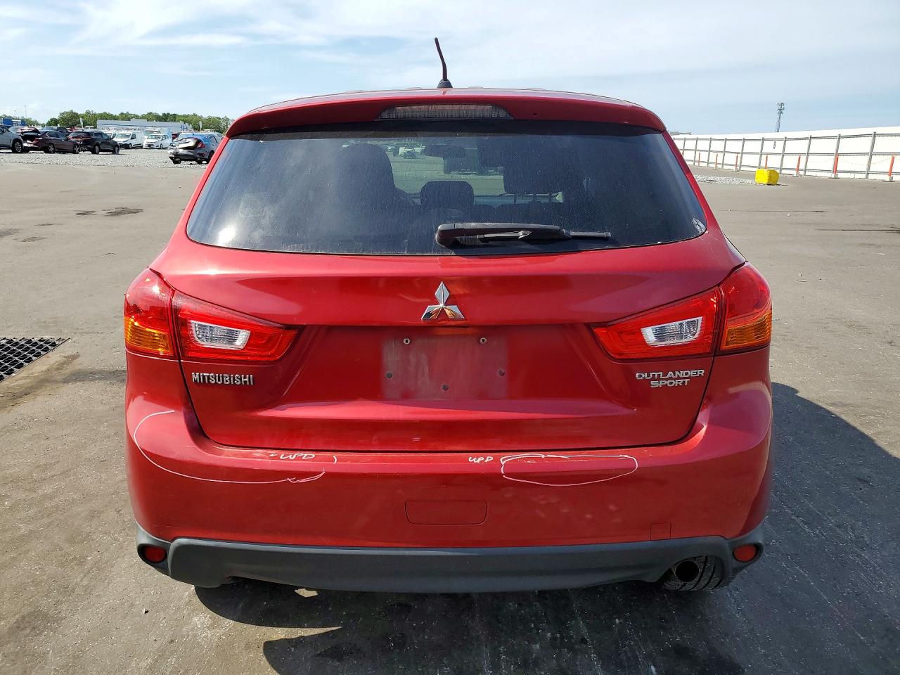 2015 Mitsubishi Outlander Sport Es Red vin: 4A4AP3AU2FE006826