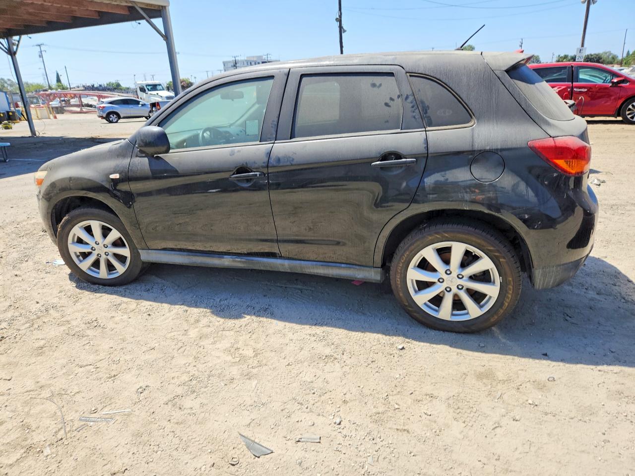 2015 Mitsubishi Outlander Sport Es Black vin: 4A4AP3AU2FE007166