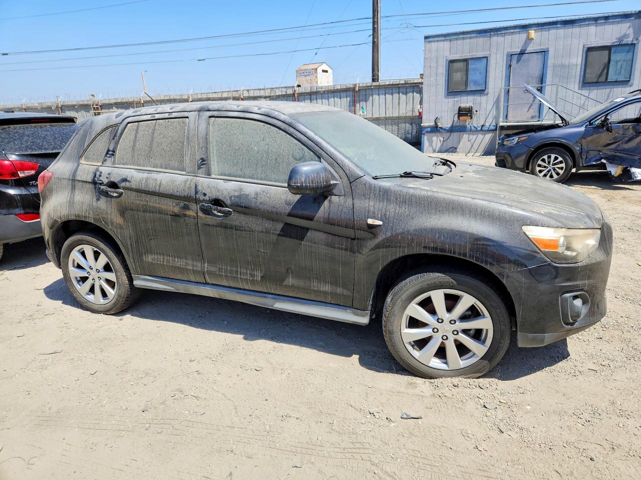 2015 Mitsubishi Outlander Sport Es Black vin: 4A4AP3AU2FE007166