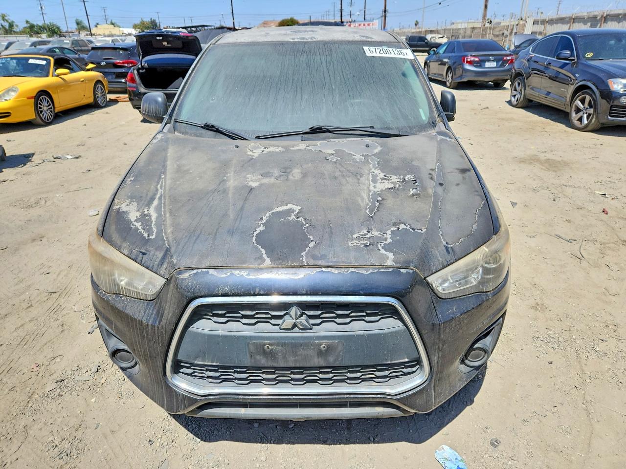 2015 Mitsubishi Outlander Sport Es Black vin: 4A4AP3AU2FE007166