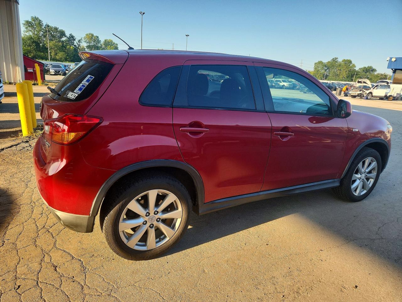 2015 Mitsubishi Outlander Sport Es Red vin: 4A4AP3AU2FE014439