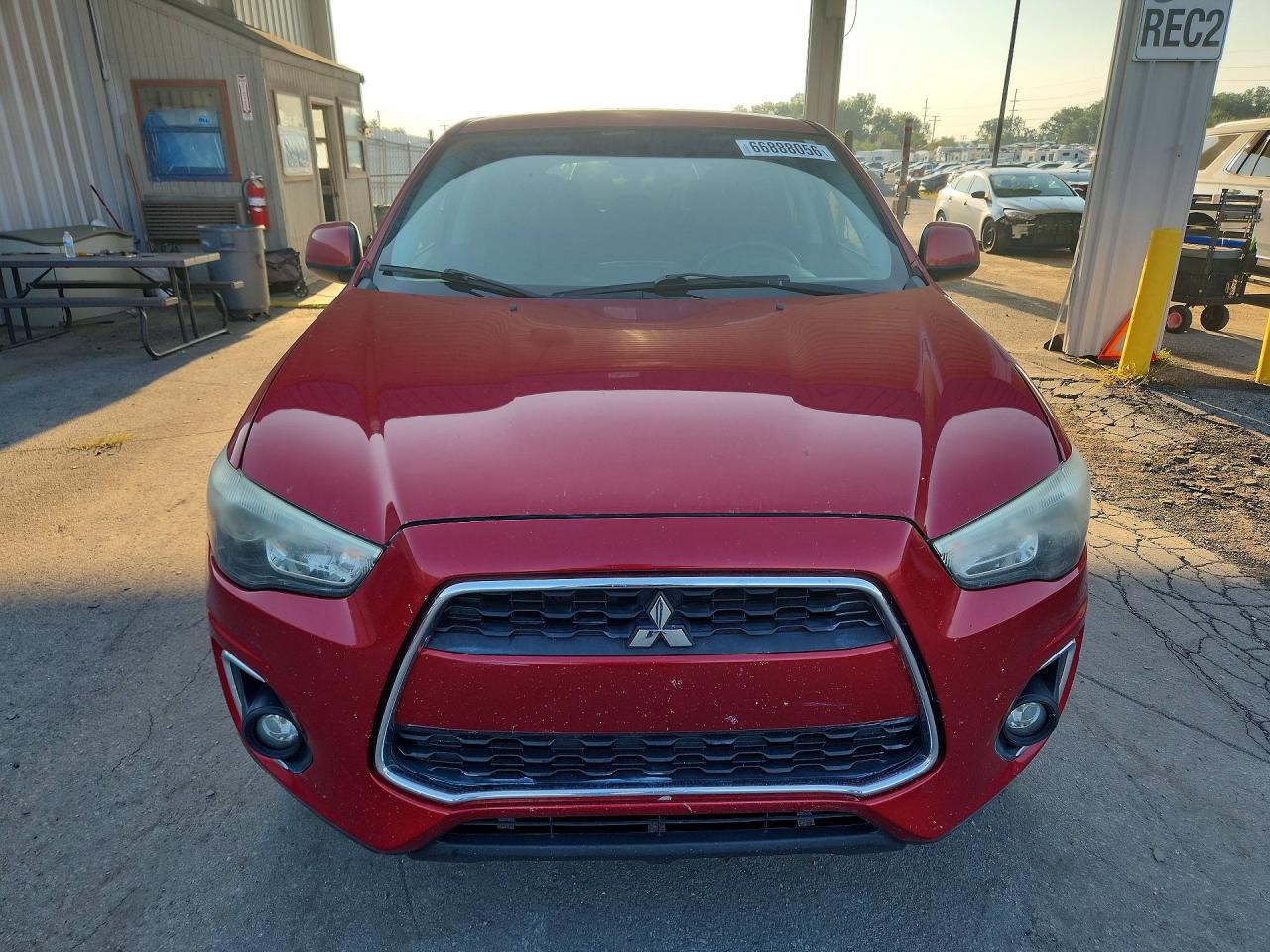 2015 Mitsubishi Outlander Sport Es Red vin: 4A4AP3AU2FE014439