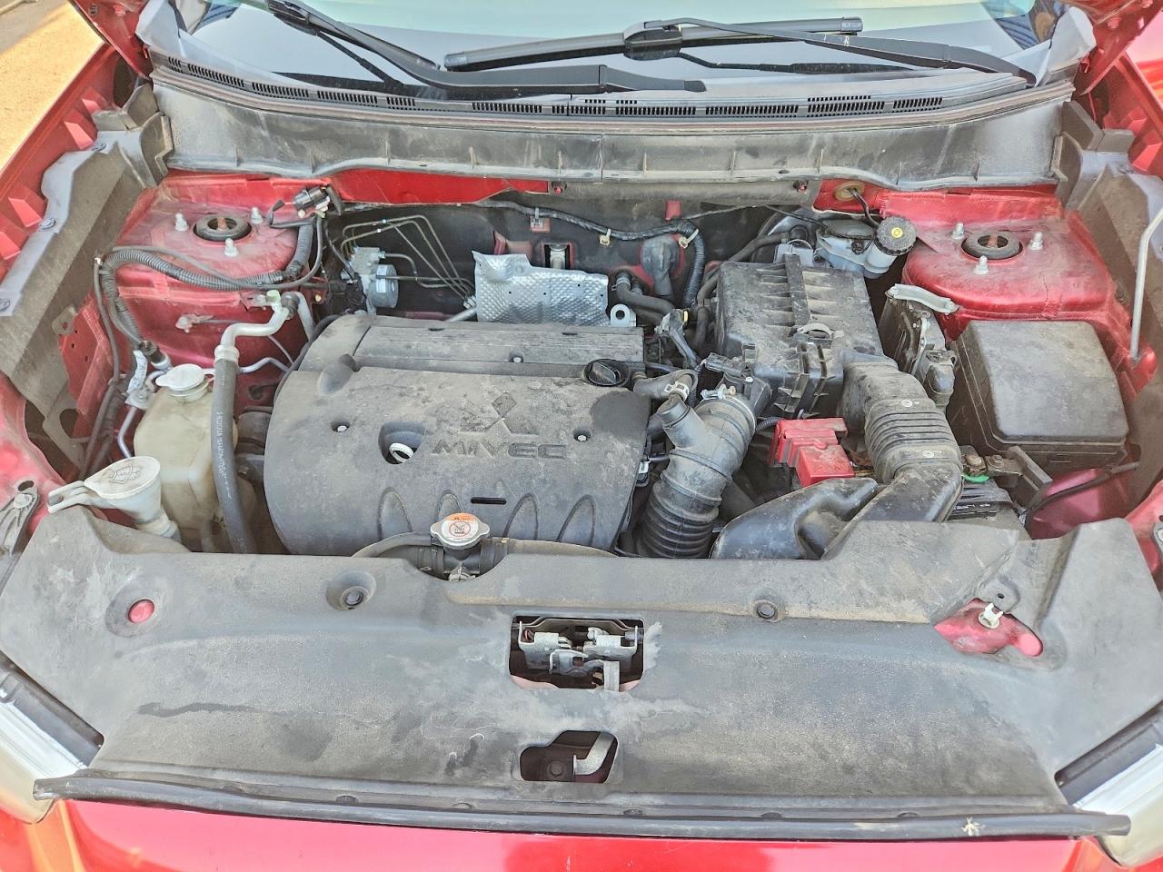 2015 Mitsubishi Outlander Sport Es Red vin: 4A4AP3AU2FE014439