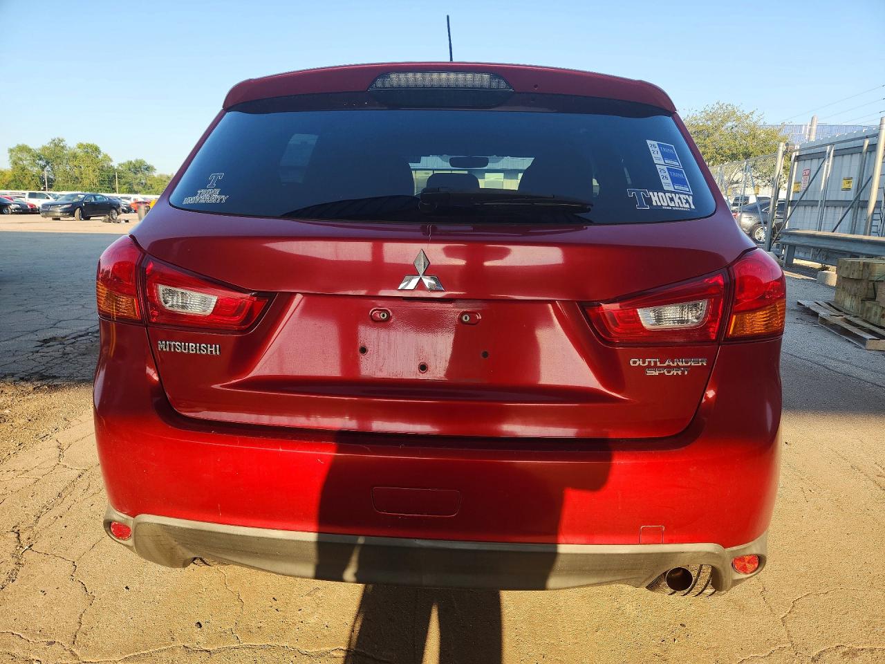 2015 Mitsubishi Outlander Sport Es Red vin: 4A4AP3AU2FE014439