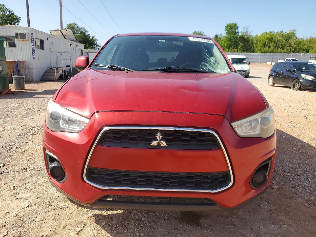2015 Mitsubishi Outlander Sport Es Red vin: 4A4AP3AU2FE021827