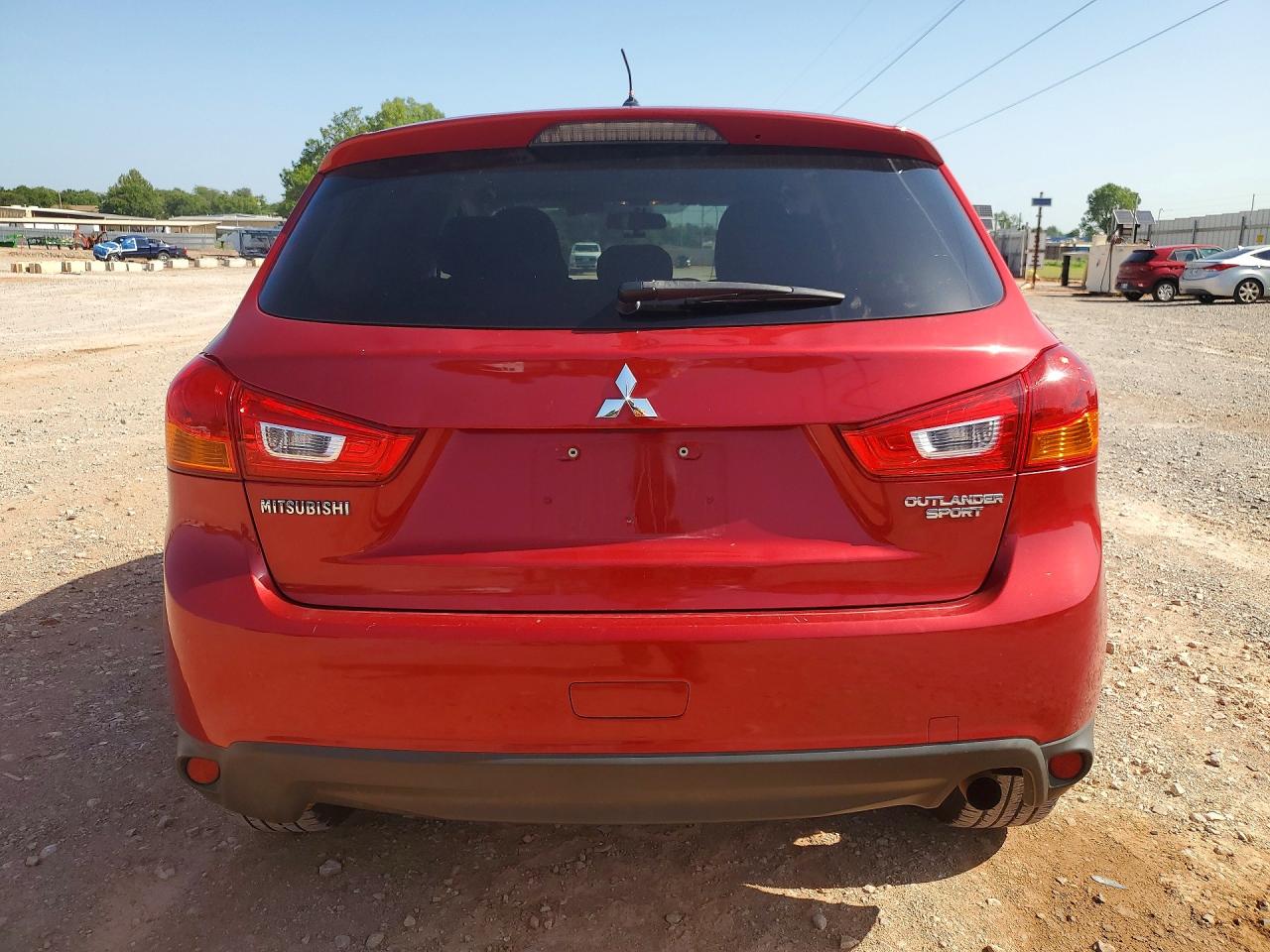 2015 Mitsubishi Outlander Sport Es Red vin: 4A4AP3AU2FE021827