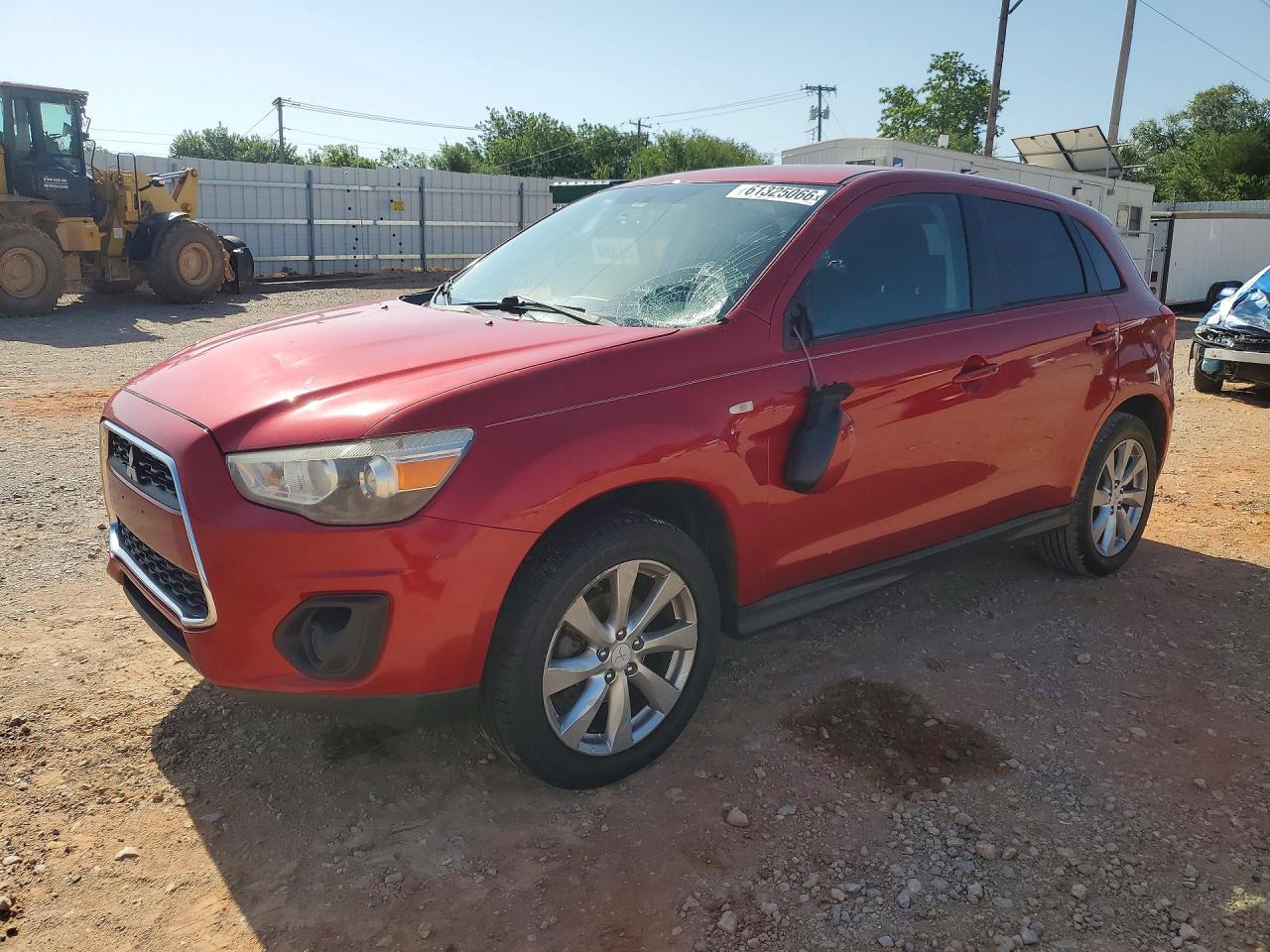2015 Mitsubishi Outlander Sport Es Red vin: 4A4AP3AU2FE021827