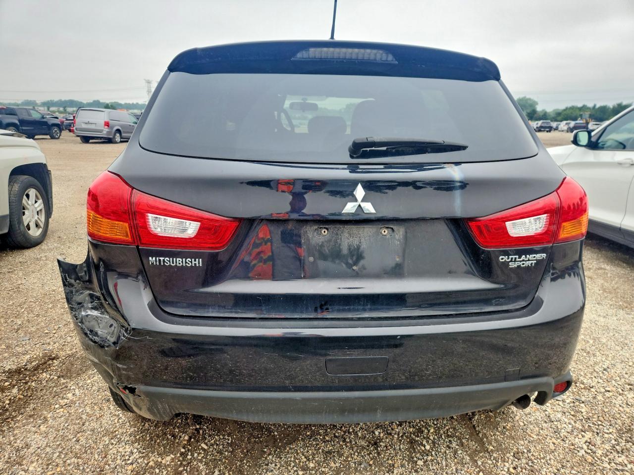2015 Mitsubishi Outlander Sport Es Black vin: 4A4AP3AU2FE032245