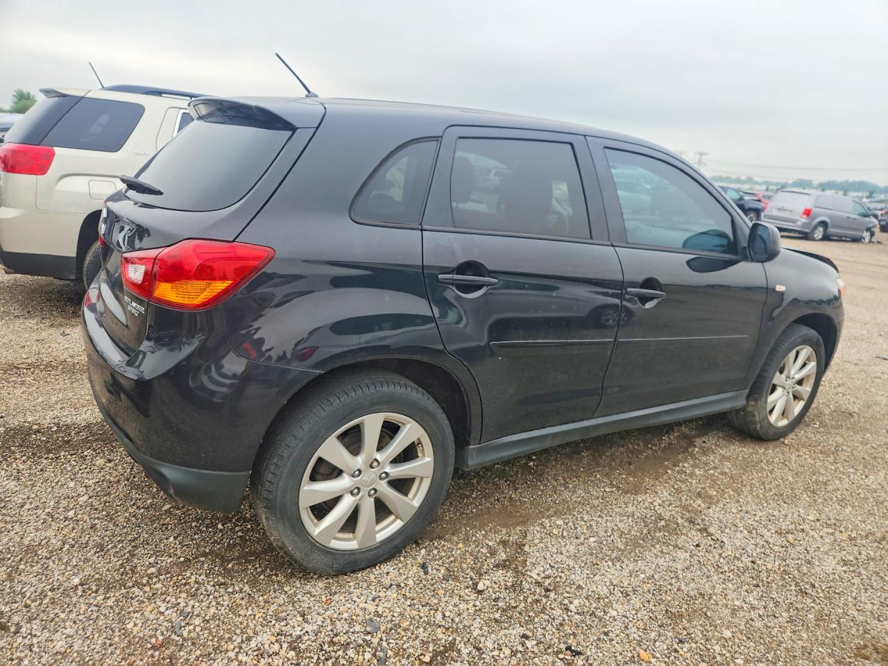 2015 Mitsubishi Outlander Sport Es Black vin: 4A4AP3AU2FE032245