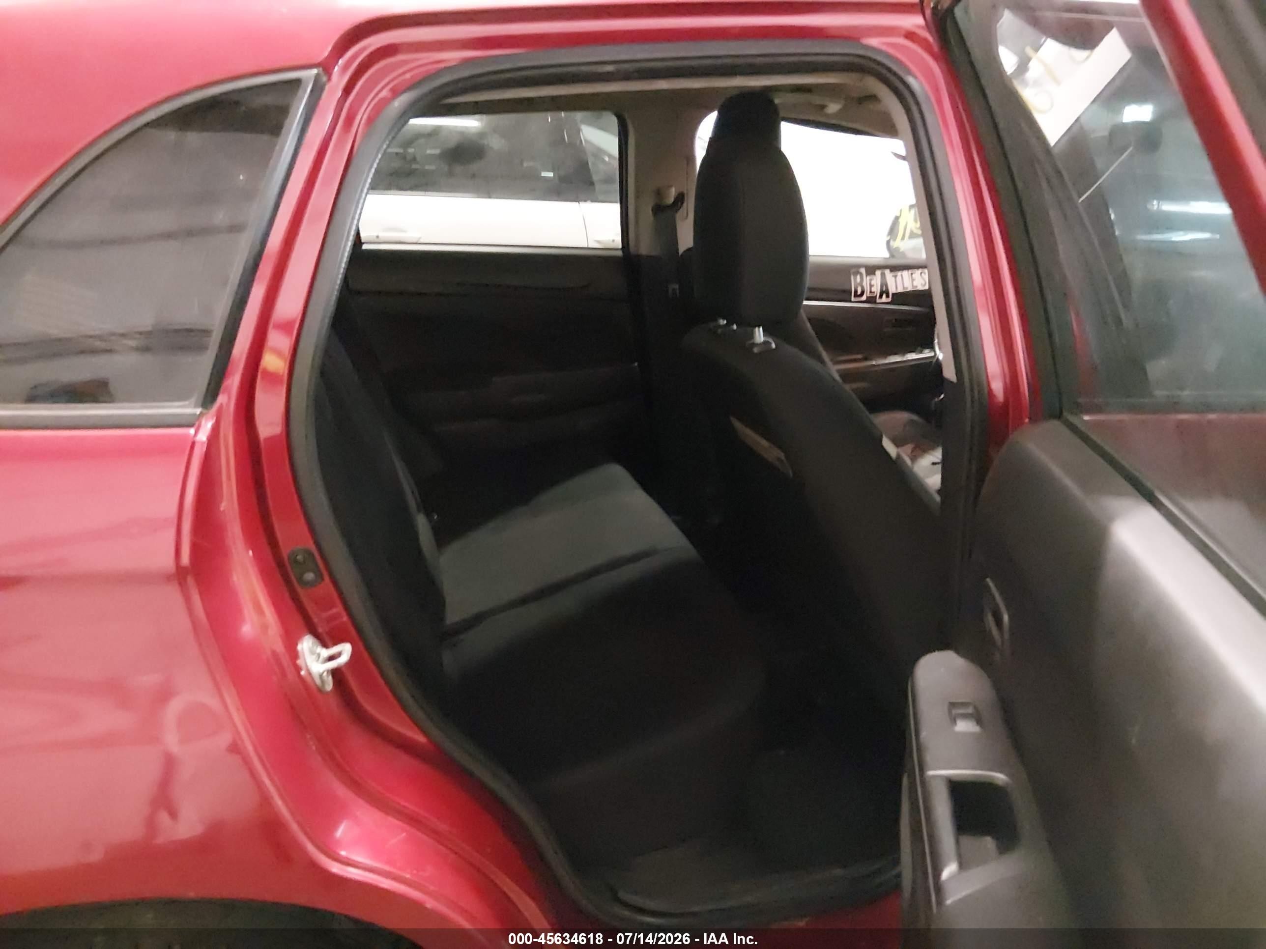 2015 Mitsubishi Outlander Sport Es Red vin: 4A4AP3AU2FE048848