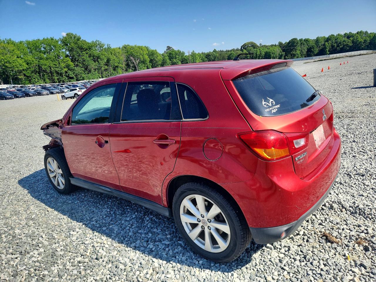 2013 Mitsubishi Outlander Sport Es Burgundy vin: 4A4AP3AU3DE015533