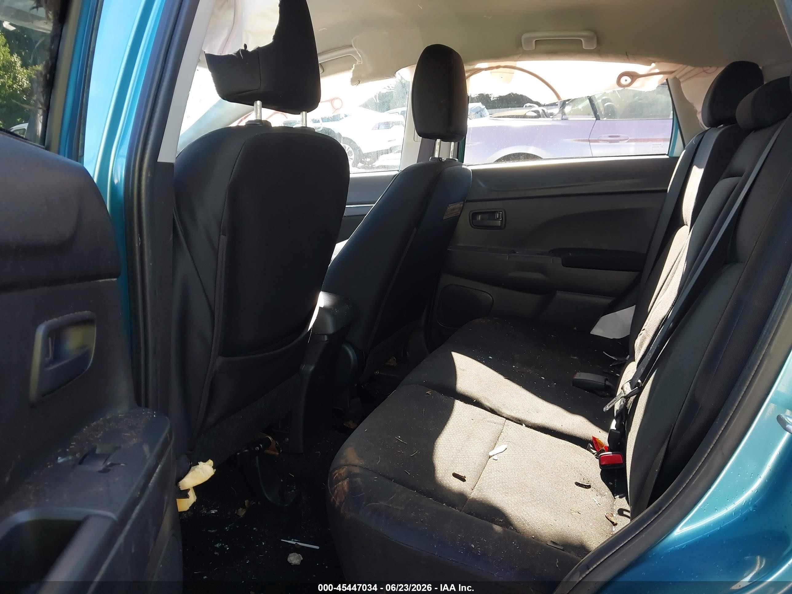 2014 Mitsubishi Outlander Sport Es Teal vin: 4A4AP3AU3EE006509