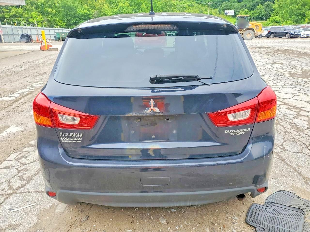 2014 Mitsubishi Outlander Sport Es Black vin: 4A4AP3AU3EE011614