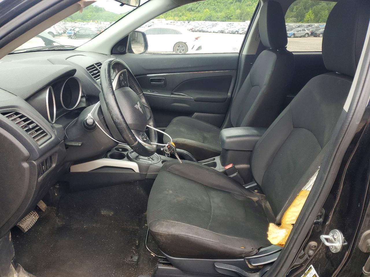 2014 Mitsubishi Outlander Sport Es Black vin: 4A4AP3AU3EE011614