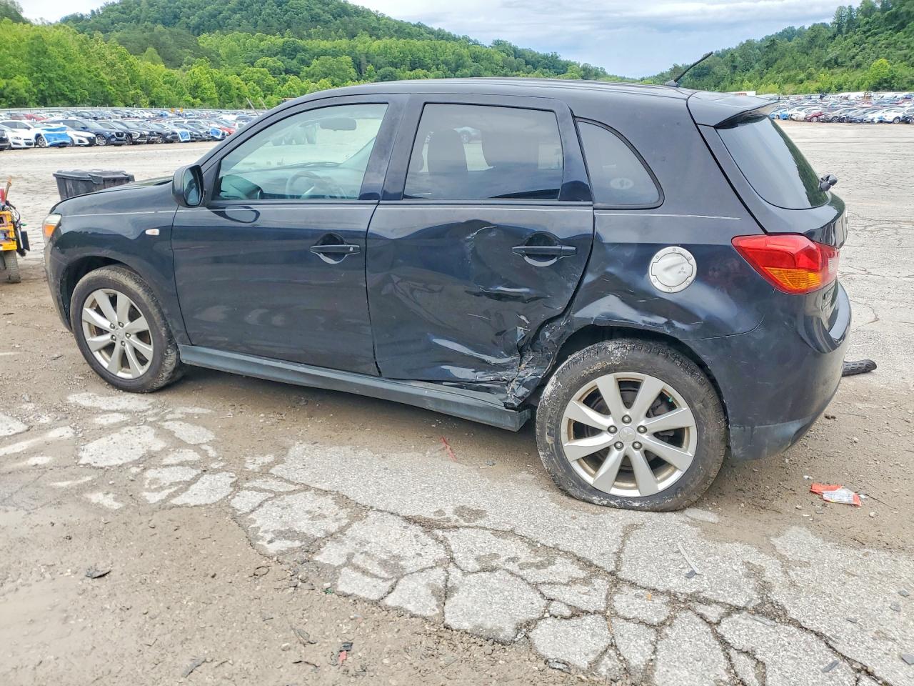 2014 Mitsubishi Outlander Sport Es Black vin: 4A4AP3AU3EE011614
