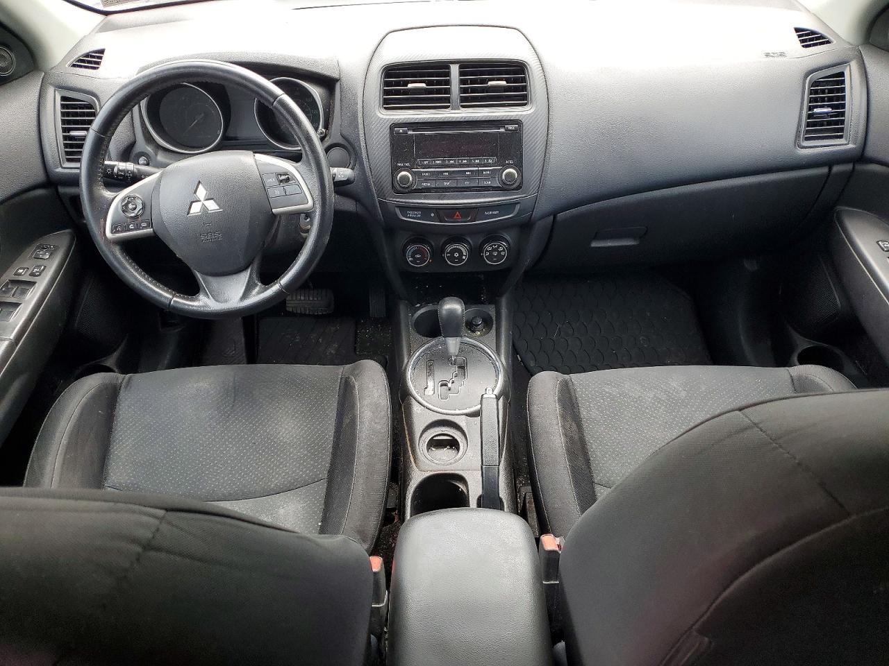 2015 Mitsubishi Outlander Sport Es Синий vin: 4A4AP3AU3FE017382
