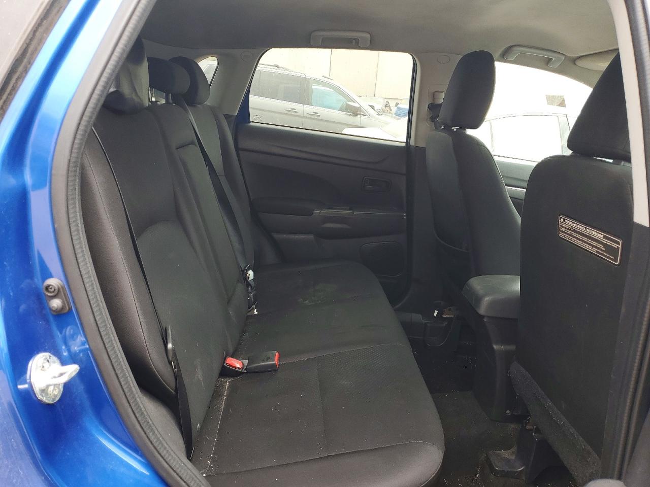 2015 Mitsubishi Outlander Sport Es Синий vin: 4A4AP3AU3FE017382