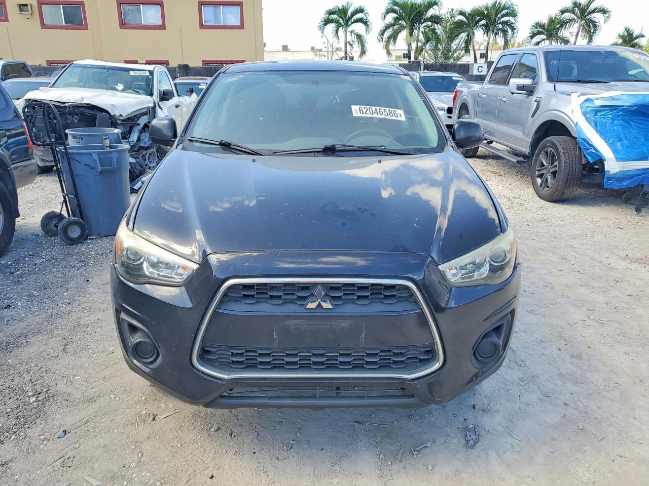 2014 Mitsubishi Outlander Sport Es Black vin: 4A4AP3AU4EE006082