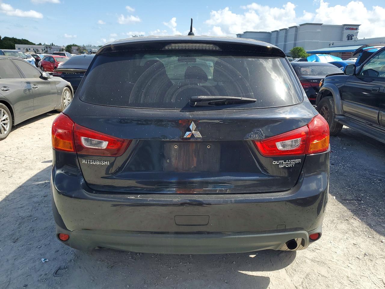 2014 Mitsubishi Outlander Sport Es Black vin: 4A4AP3AU4EE006082
