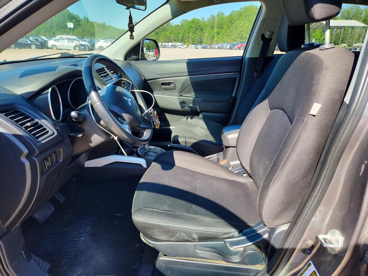 2014 Mitsubishi Outlander Sport Es Gray vin: 4A4AP3AU4EE010424