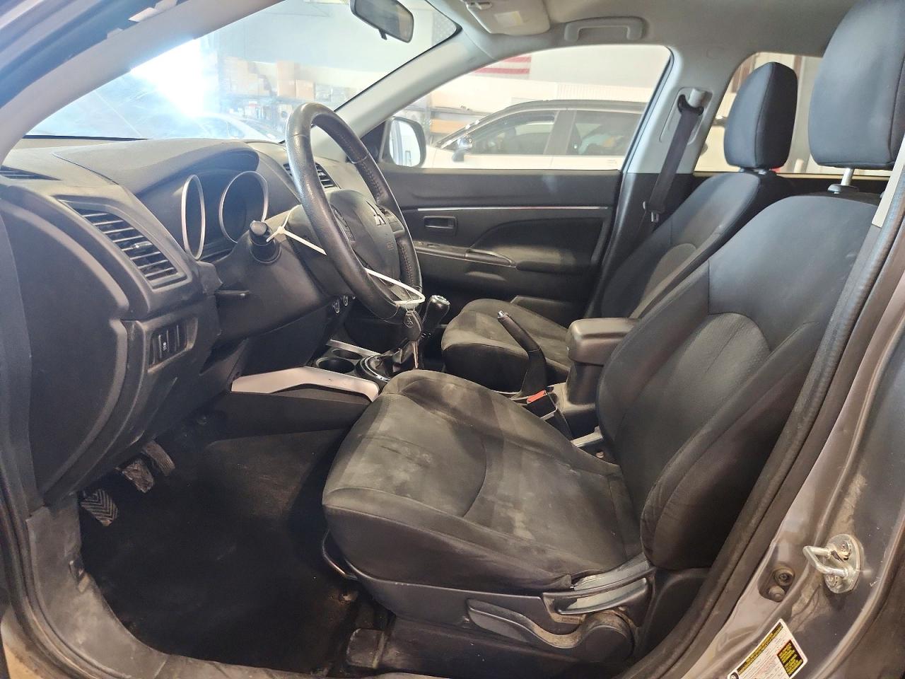 2014 Mitsubishi Outlander Sport Es Gray vin: 4A4AP3AU4EE023058