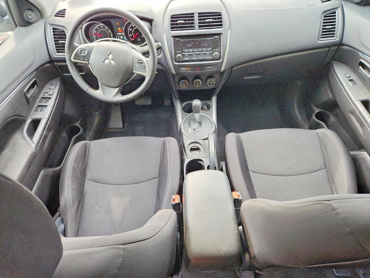2014 Mitsubishi Outlander Sport Es White vin: 4A4AP3AU4EE023254