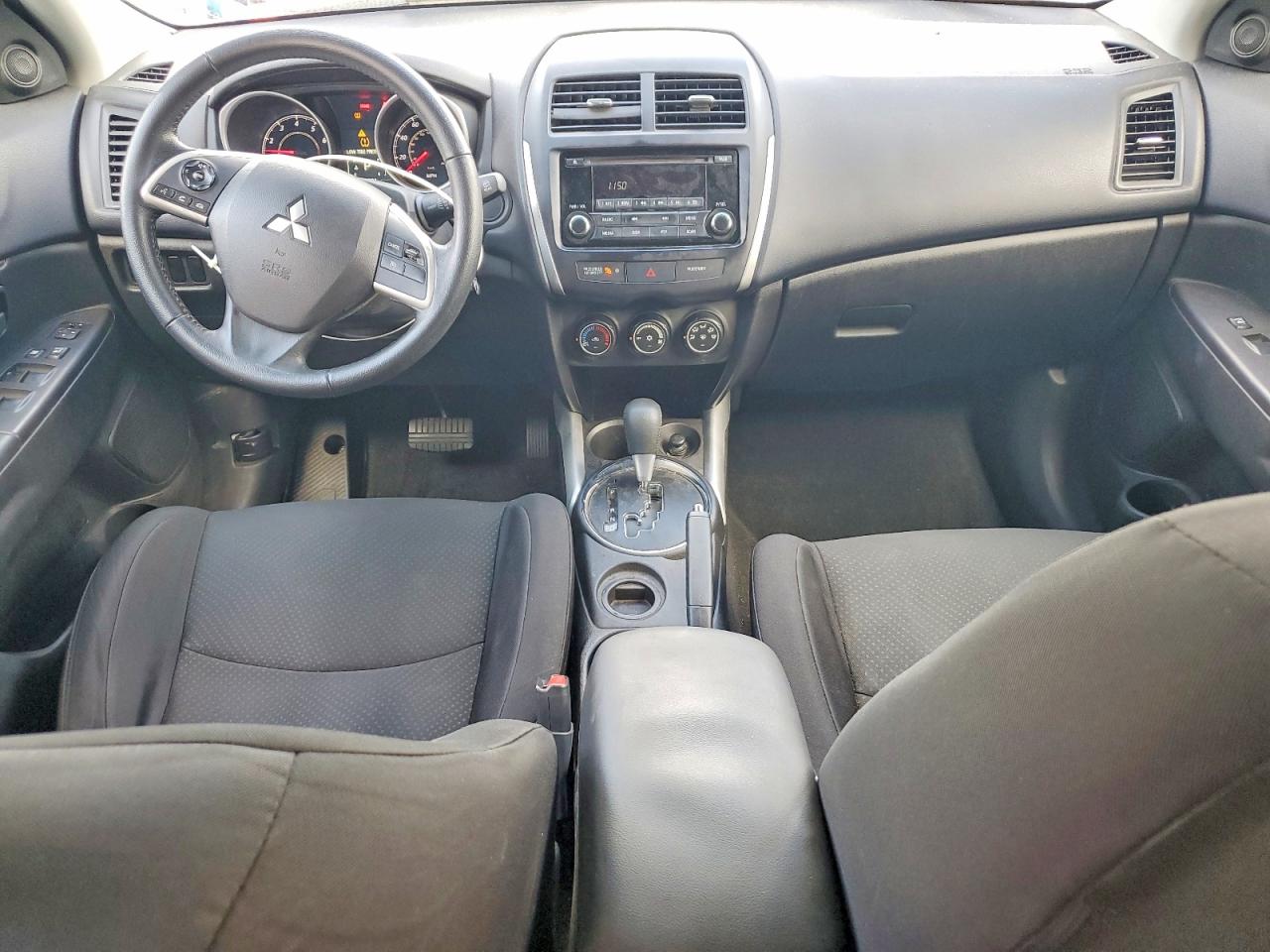 2014 Mitsubishi Outlander Sport Es White vin: 4A4AP3AU4EE027031