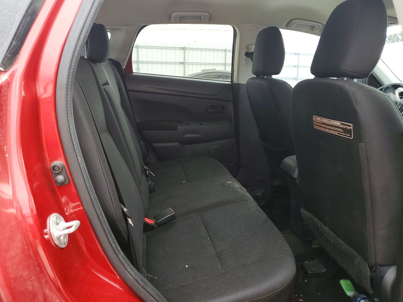 2015 Mitsubishi Outlander Sport Es Red vin: 4A4AP3AU4FE021182