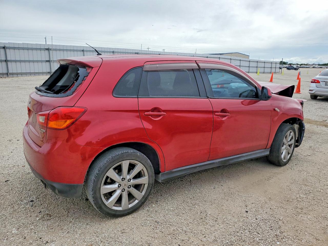 2015 Mitsubishi Outlander Sport Es Red vin: 4A4AP3AU4FE021182