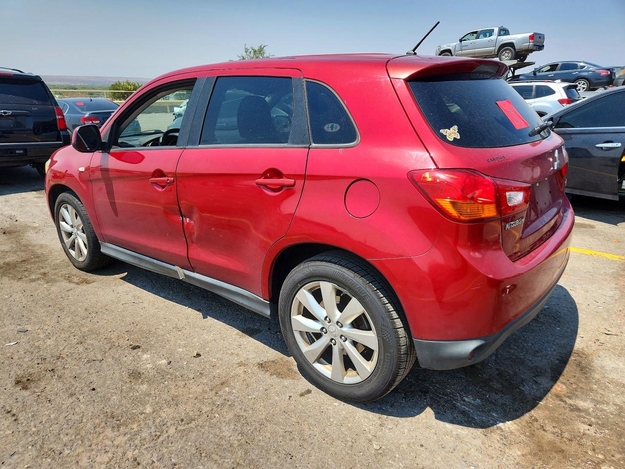 2015 Mitsubishi Outlander Sport Es Red vin: 4A4AP3AU4FE034112