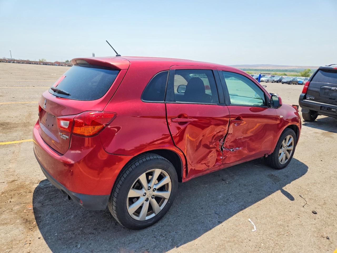 2015 Mitsubishi Outlander Sport Es Red vin: 4A4AP3AU4FE034112