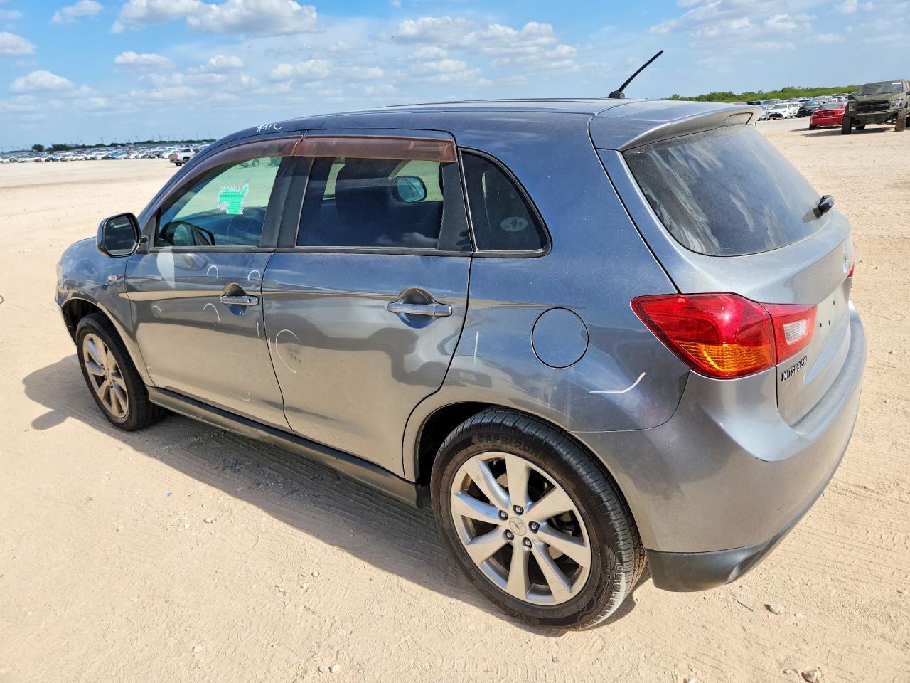 2015 Mitsubishi Outlander Sport Es Gray vin: 4A4AP3AU4FE049838