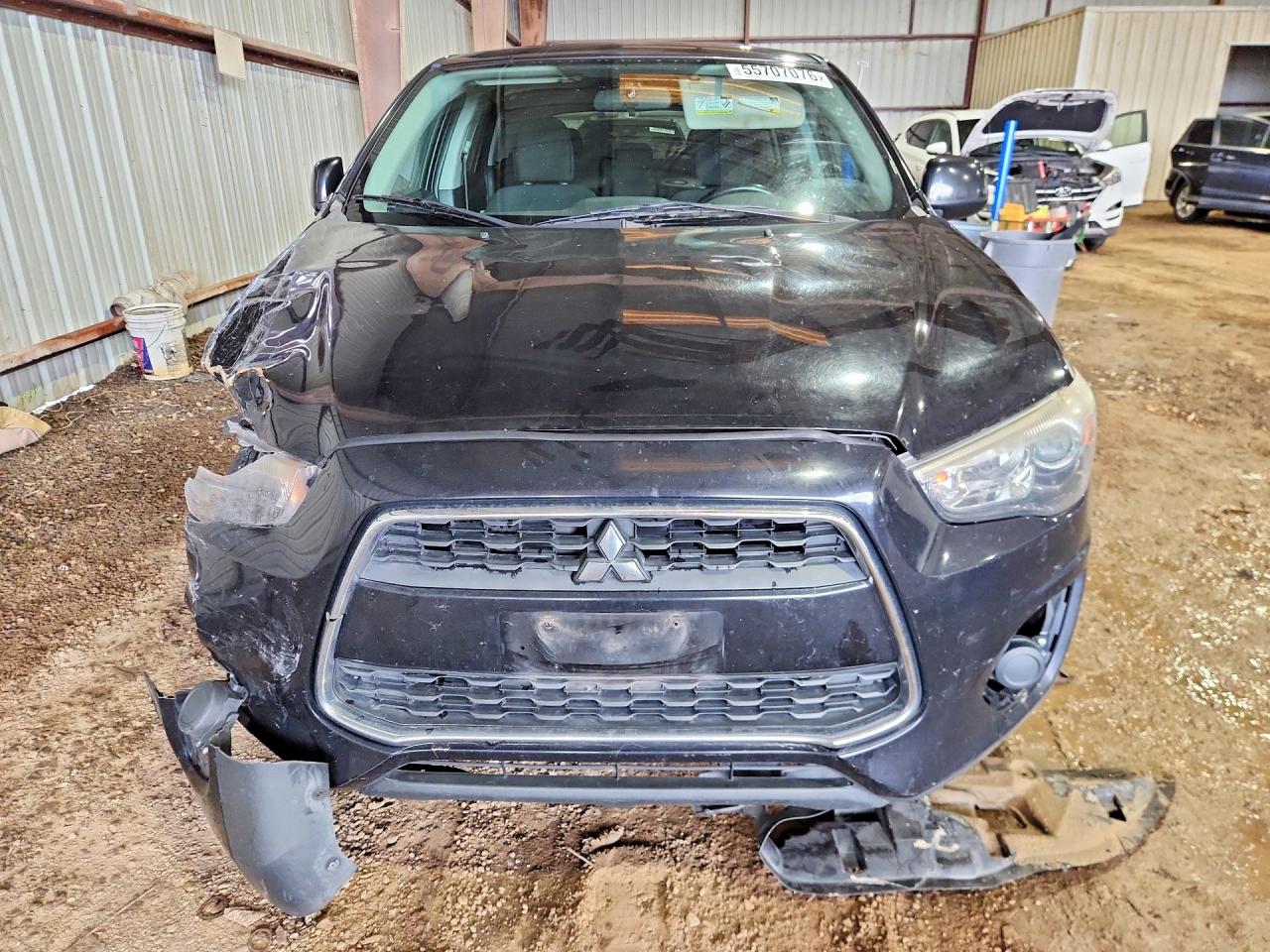 2015 Mitsubishi Outlander Sport Es Black vin: 4A4AP3AU4FE050066