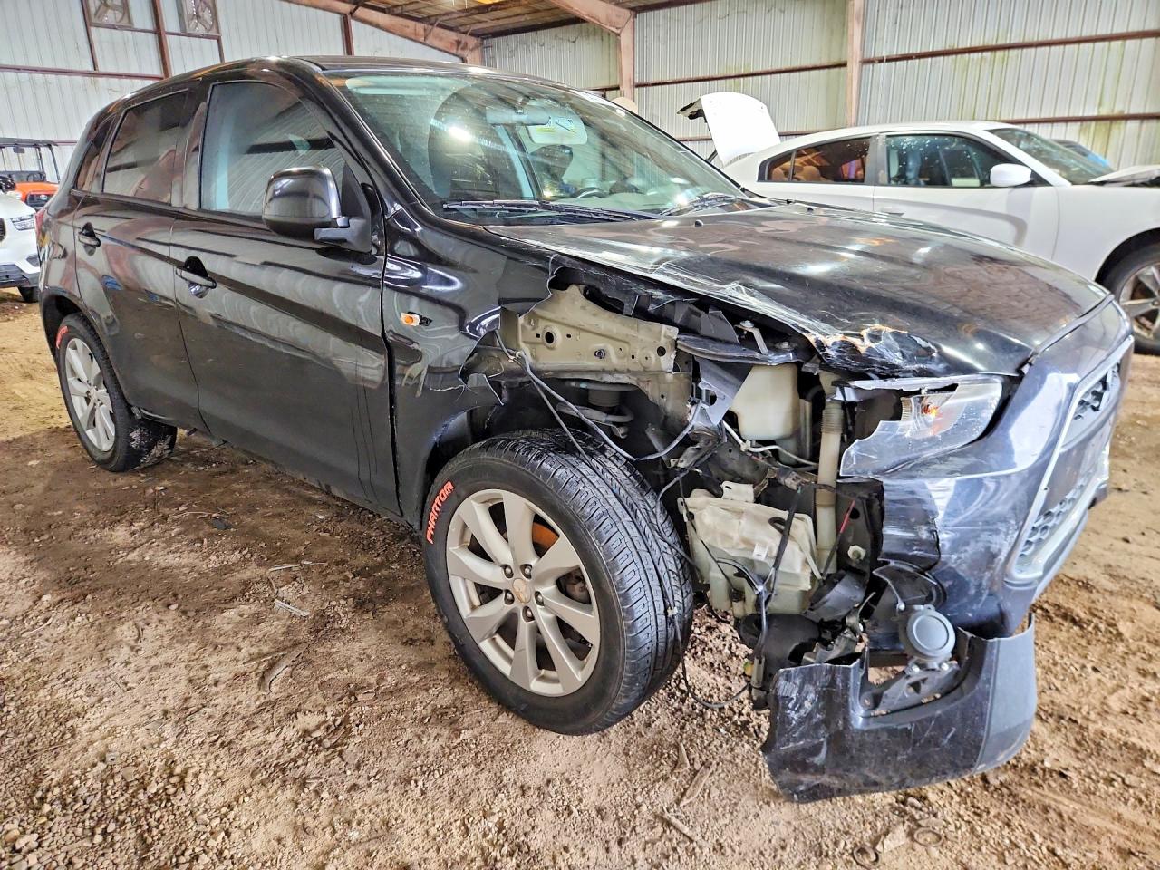 2015 Mitsubishi Outlander Sport Es Black vin: 4A4AP3AU4FE050066
