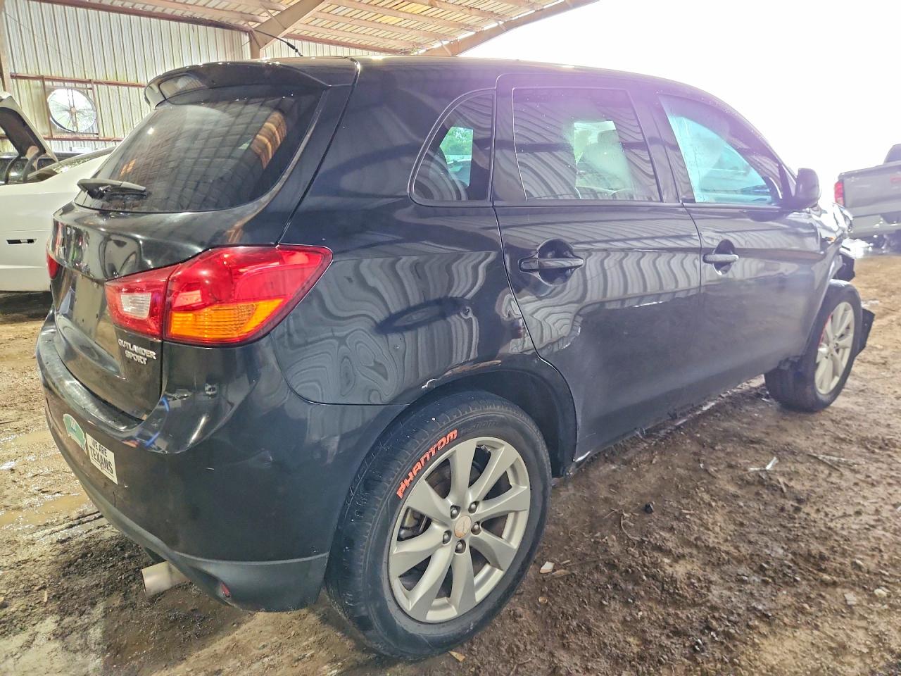 2015 Mitsubishi Outlander Sport Es Black vin: 4A4AP3AU4FE050066