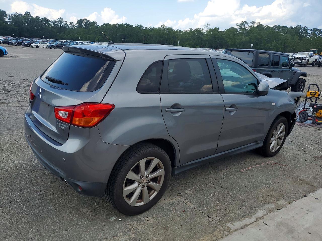2015 Mitsubishi Outlander Sport Es Gray vin: 4A4AP3AU4FE051931
