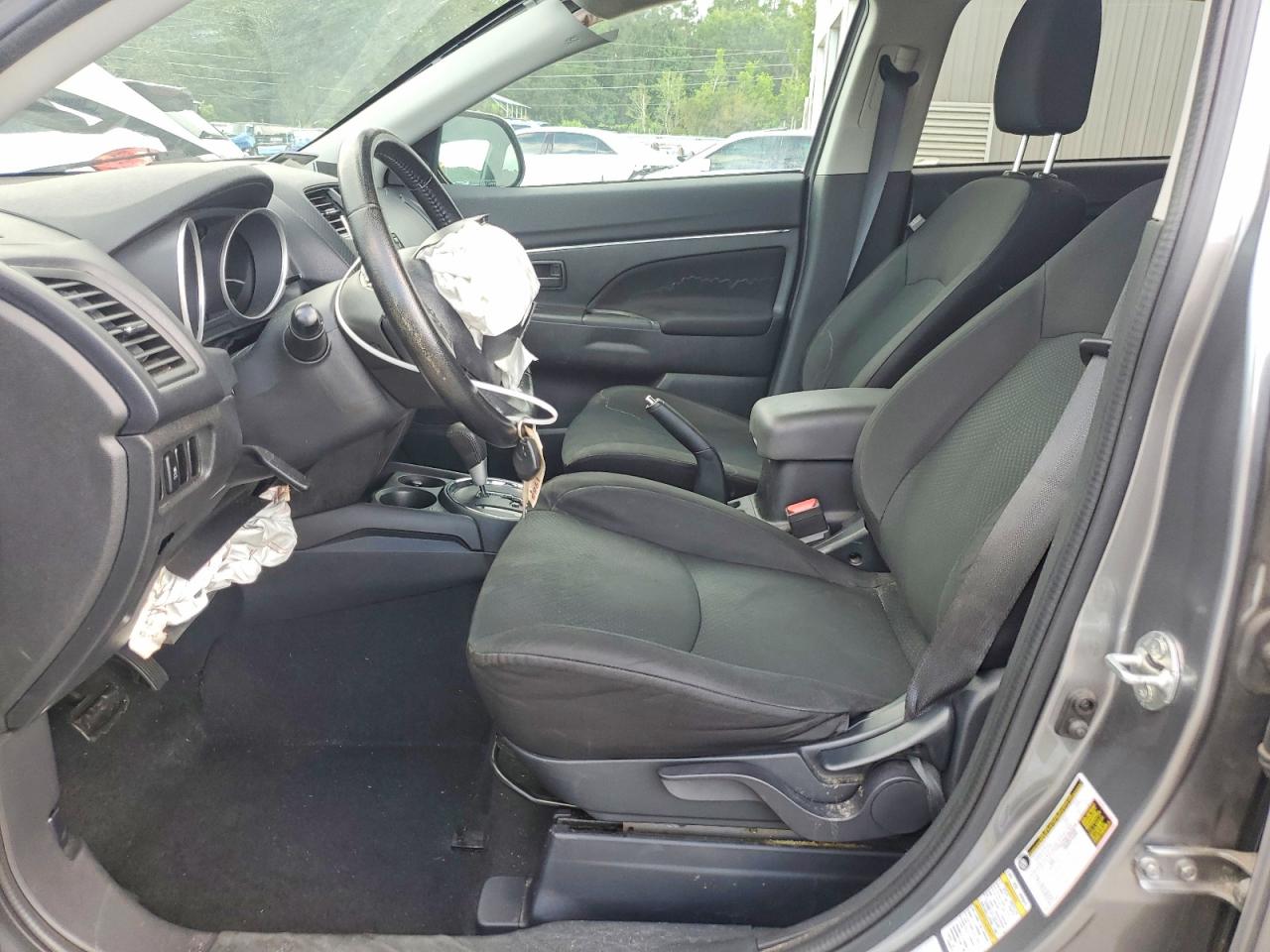 2015 Mitsubishi Outlander Sport Es Gray vin: 4A4AP3AU4FE051931