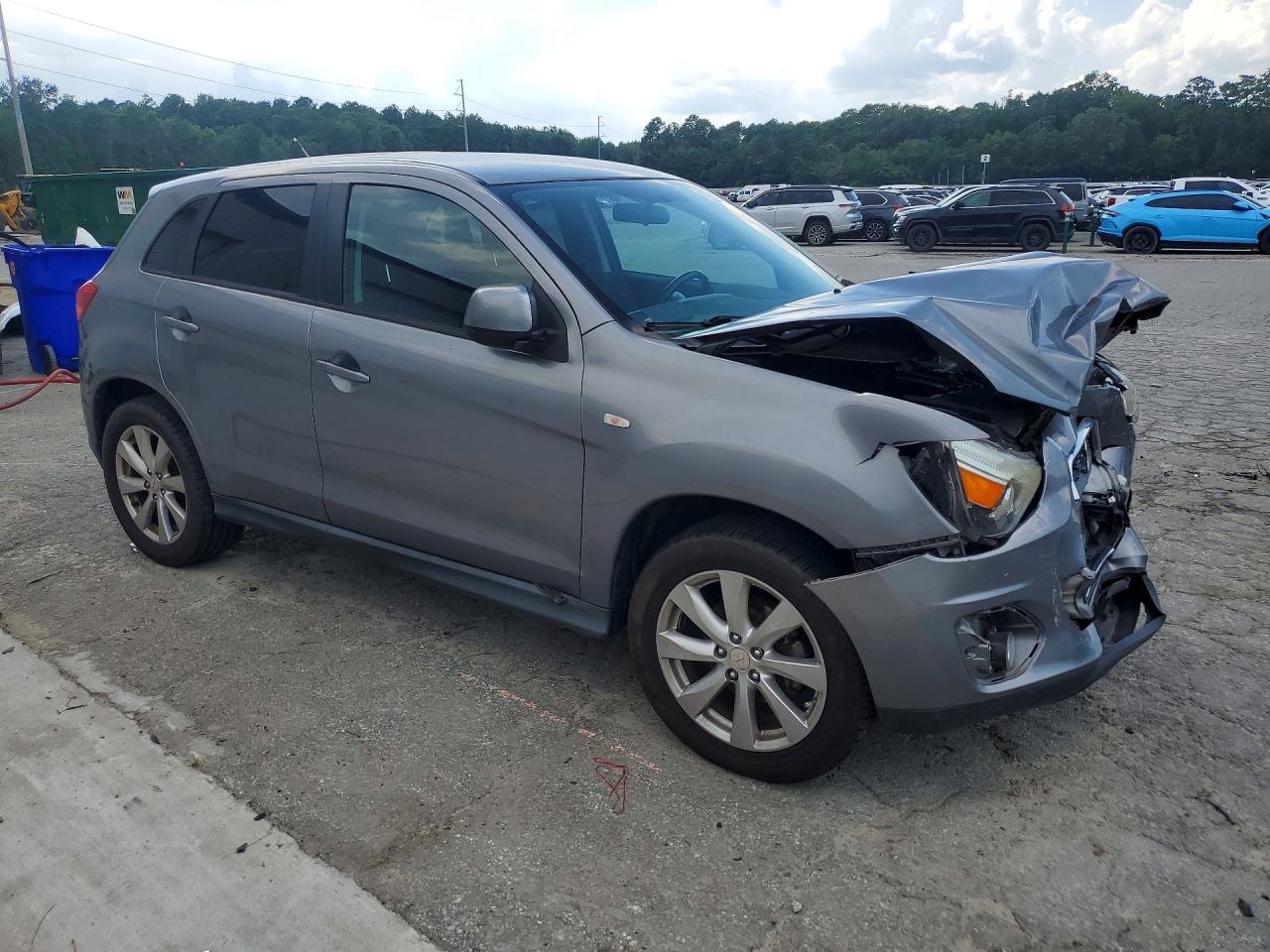 2015 Mitsubishi Outlander Sport Es Gray vin: 4A4AP3AU4FE051931