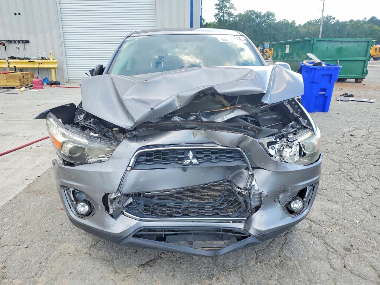 2015 Mitsubishi Outlander Sport Es Gray vin: 4A4AP3AU4FE051931