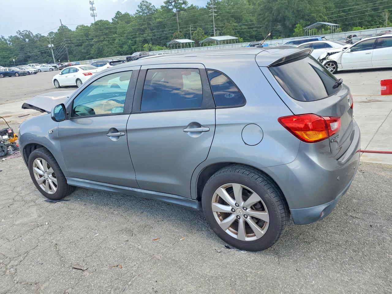 2015 Mitsubishi Outlander Sport Es Gray vin: 4A4AP3AU4FE051931