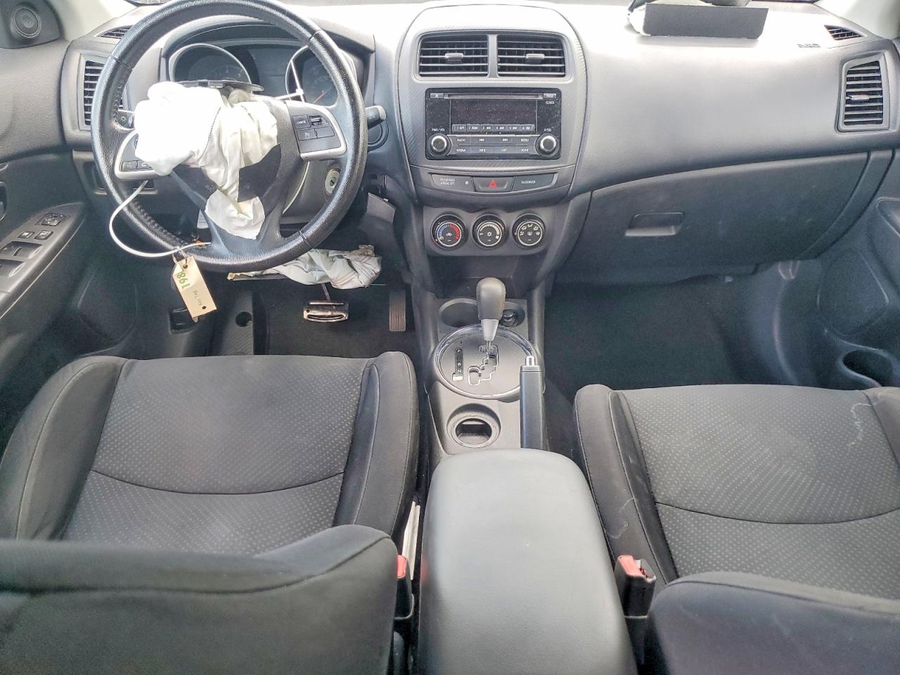 2015 Mitsubishi Outlander Sport Es Gray vin: 4A4AP3AU4FE051931